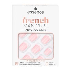 essence French Manicure Click-On Nails 01 Classic French 12pcs